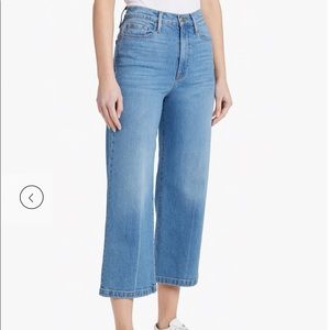 Frame Ali wide crop jeans size 27